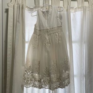 Girls Boho Lace Sleeveless Dress